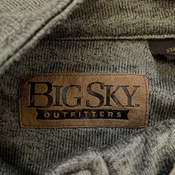 Big Sky Outfitters full zip jacket green XXL - Picture 2 of 7